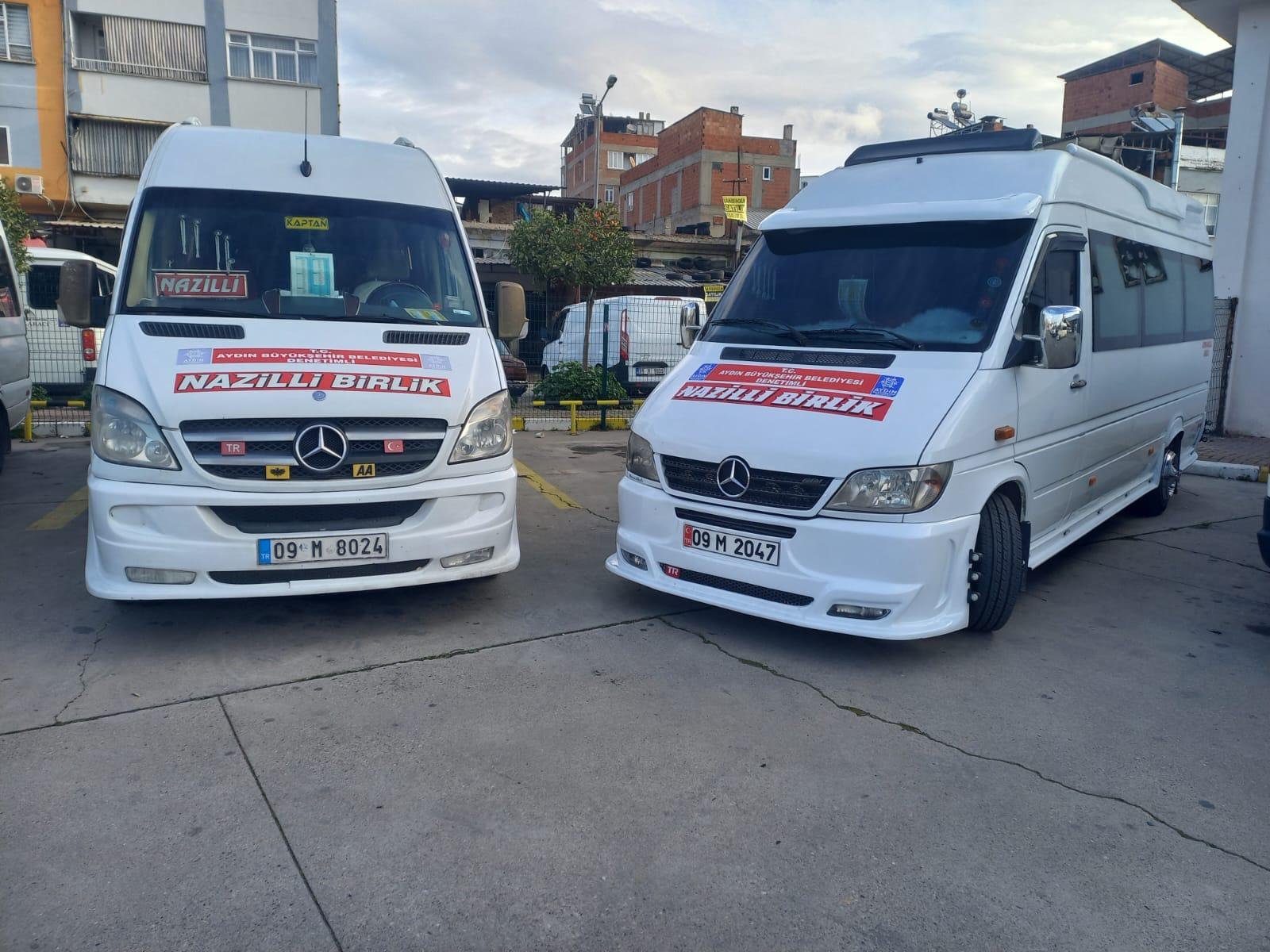 Nazilli Birlik minibüsleri